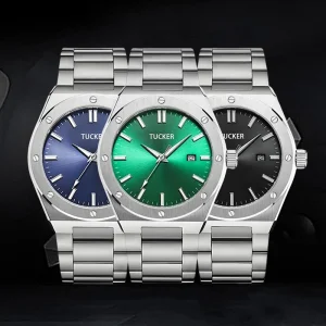 Luxury Business Men’s Stainless Steel Waterproof Custom Logo Watch