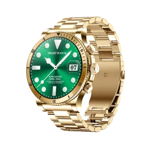 Luxury Business Sports Smartwatch OLED Display IP68 Waterproof Stainless Steel Bracelet 5 10 Days Battery Life Android OS