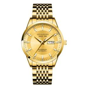 Luxury Custom Date Mechanical Watch Waterproof Steel Band Sapphire Wristwatch for Daily Business Watch