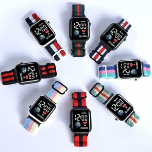 Luxury Digital Display LED Bracelet Watch for Kids Boys and Girls