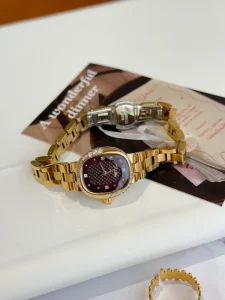 Luxury Elegant Stylish Quartz Watch for Women High Quality Waterproof Stainless Steel Women’s Wristwatch