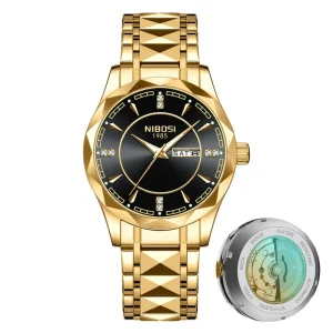 Luxury Fashion Unisex Stainless Steel Strap Sapphire Crystal Dial ETA Mechanical Auto Movement 3BAR Water Wristwatch