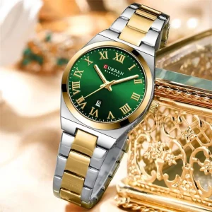 Luxury Fashion Watch for Women Classic Quartz Waterproof Stainless Steel Elegant Ladies Wristwatch