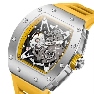 Luxury Fashion Waterproof Sports Automatic Watches Men Wrist Skeleton Mechanical Wristwatches