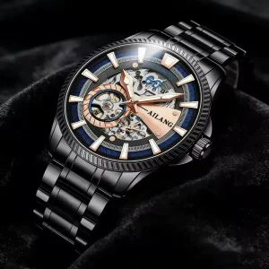 Luxury Hollow Mechanical Watch Fashion Sports Automatic Wristwatch Tourbillon Waterproof Watch