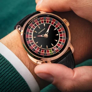 Luxury Japan Movement Watches Gambling Disk Rotate Mens Mechanical NH35 Watch Roulette Casino Watch