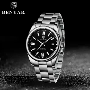 Luxury Mechanical Wristwatches 10Bar Waterproof Sports Men Automatic Watch Stainless Steel Diving Watch for Men