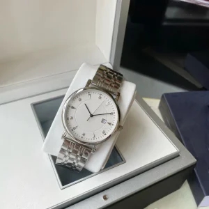 Luxury Mens Quartz Watch High Quality Stainless Steel Business Wristwatch for Daily Use