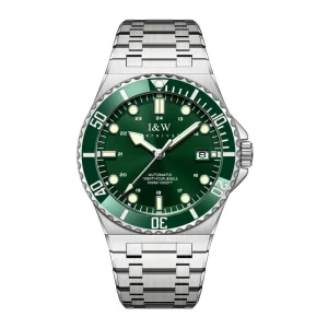 Luxury Men’s Sports Watch 50bar Waterproof Automatic Mechanical Stainless Steel Skeleton Design Seiko Movement