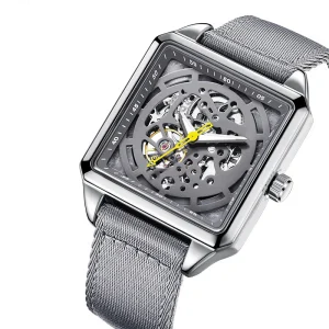Luxury Men’s Stainless Steel Mechanical Watch Tourbillon High Quality Custom logo Waterproof Sports Watch
