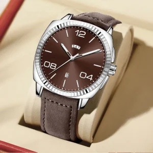 Luxury Men’s Watch Chronograph Custom Logo Factory Business Fashion Sports Quartz Men’s Wristwatch