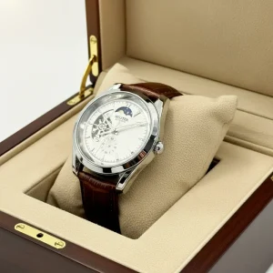 Luxury Men’s Wrist Watches with 20mm Band Width Analog OEM Watch Mechanical Movement