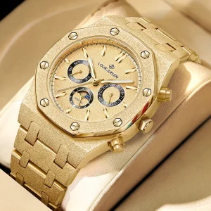 Luxury Multi-function Automatic Men’s Mechanical Watch Fashionable and Trendy Waterproof Wristwatch