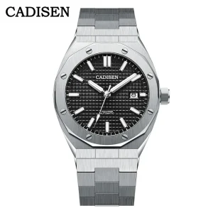 Luxury NH35 Movement 10ATM Water Resistance Luminous 24mm Stainless Steel Strap Men’s Mechanical Pointer