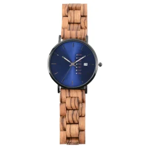 Luxury Natural Wood Wrist Watches for Man Women