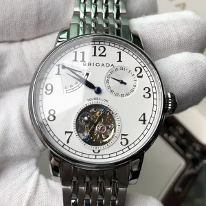 Luxury No Moq 316l Stainless Steel Multifunction Seagull ST8001 Tourbillon Mechanical Automatic Movement Bracelet Watch for Men