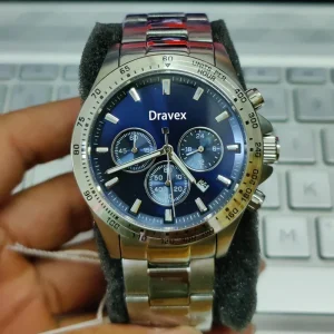 Luxury Quartz Watch For Men 38MM Mineral Glass Stainless Steel Waterproof 50M Wristwatch