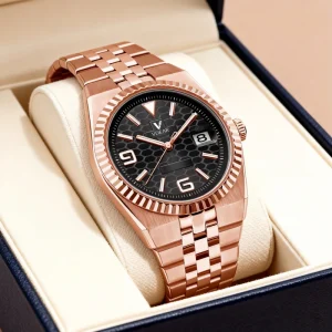 Luxury Quartz Watch Stainless Steel Slim Wrist Custom Logo