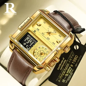 Luxury Quartz Watch for Men Waterproof Stainless Steel Sapphire Glass Moissanite Watch PointerDial Moissanite Watch