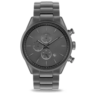 Luxury Quartz Watches High Quality Japan Chronograph Movement Business Watch for Men Stainless Steel Strap