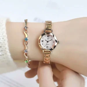 Luxury Simple Small Round Ladies Womens Watches Casual Quartz Watch for Women Clock Party Gifts