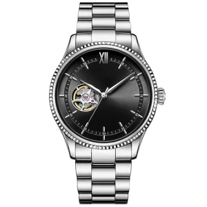 Luxury Skeleton Watch Automatic Watch for Men with Custom Logo