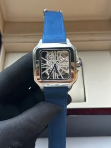 Luxury Skeleton Watch Square Hollow Dial Hip-hop Style Men’s Automatic Mechanical Watch