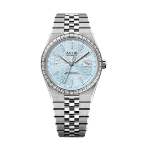 Luxury Sport Automatic OEM Watch All Stainless Steel 22mm Band Width Sapphire Crystal 5BAR Water