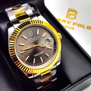 Luxury Sport Customizable Logo Quartz Watch Waterproof Glass Face Stainless Steel Strap 20mm New Business Style