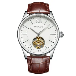 Luxury Sport Fashion 41mm Mechanical Watch Stainless Steel Case Sapphire Crystal Dial Waterproof Hollow Design Limited Edition
