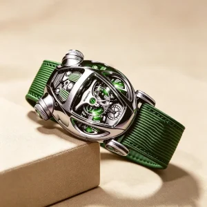 Luxury Sport Men’s Watch Stainless Steel Case Serpentine Design Automatic Mechanical Movement Water Resistant Pointer Exquisite
