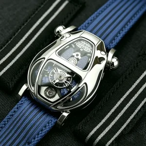 Luxury Sport Stainless Steel Men’s Automatic Mechanical Watch Serpentine Design Original Movement 30m Water Resistant Relojes