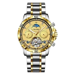 Luxury Sports Watch Business Mens Watches 43mm Stainless Steel Strap Mechanical Wristwatches Casual Designer Wristwatch