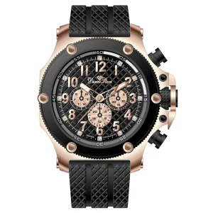 Luxury Stainless Steel Chronograph Water Resistant 10 Bar Diamond Dial Sport Men’s Watch