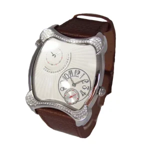 Luxury Stainless Steel Round Dial Men’s Quartz Watch with Custom Logo