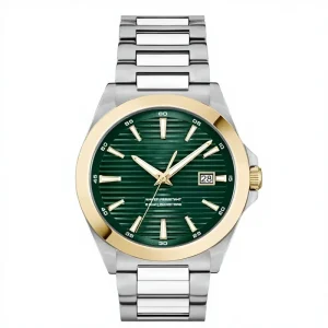 Luxury Stainless Steel Waterproof Quartz Movement Wrist Watch for Men Business Style Mechanical Design