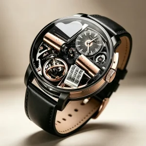 Luxury Tourbillon Stainless Steel Skeleton Mechanical Watch Water Resistant Leather Strap Music Box Men Business Wristwatch
