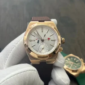 Luxury Travel Dual-Time Zone Date Luminous Hands Power Reserve Waterproof Men’s Automatic Mechanical Watch