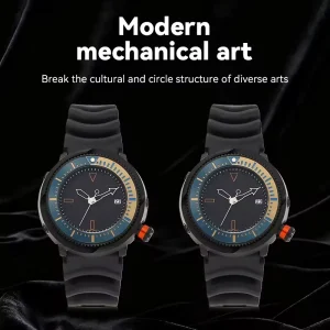 Luxury Unisex Calendar Pointer Automatic Mechanical Stainless Steel 5ATM Water Resistant Watch