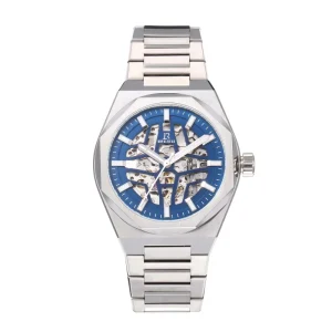 Luxury Unisex Stainless Steel Automatic Tourbillon Mechanical Watch Water Resistant Pointer Dial