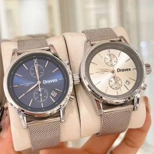 Luxury Watch For Men Stainless Steel Calendar Watch Waterproof Men’s Quartz Watch