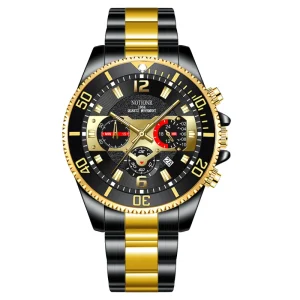 Luxury Watch Mens Quartz Gift Sport Men Watches Simple Waterproof Steel Male Wristwatches Clock Montre Homme