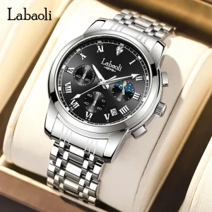 Luxury Watches Multi Functional Dials Date Display Quartz Suitable for Business Wear Mens