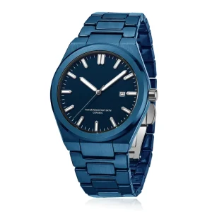 Luxury White Ceramic Quartz Sapphire Crystal Unisex Wrist Watch
