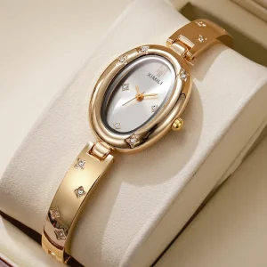 Luxury Woman Watch Casual Oval Star Temperament Women’s Watches Gifts Quartz Alloy Women Wristwatches
