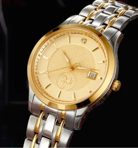 Luxury Women’s Stainless Steel Quartz Watch with Ronda Movement Sapphire Crystal Dial 3BAR Water Resistance