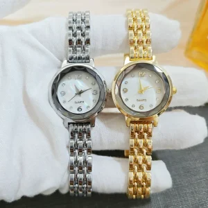 Luxury Women’s Watches Elegant Fashion Gold Watch for Women Simple Quartz Wristwatch Ladies