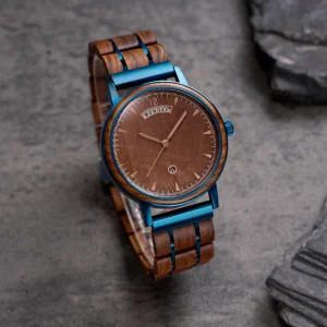Luxury Wood Watch Quartz Watch for Men
