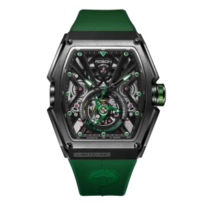 Luxury men’s sport automatic wrist watch custom design stainless steel sapphire crystal 44MM square case Miyota movement 5ATM