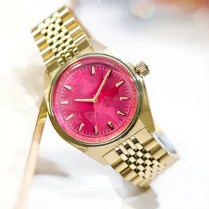 Luxury stainless steel quartz watch